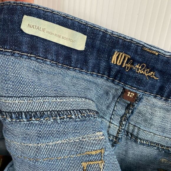 Kut From The Kloth Natalie High Rise Blue Jeans Womens Size 12 Boot Cut Stretch - Picture 16 of 16